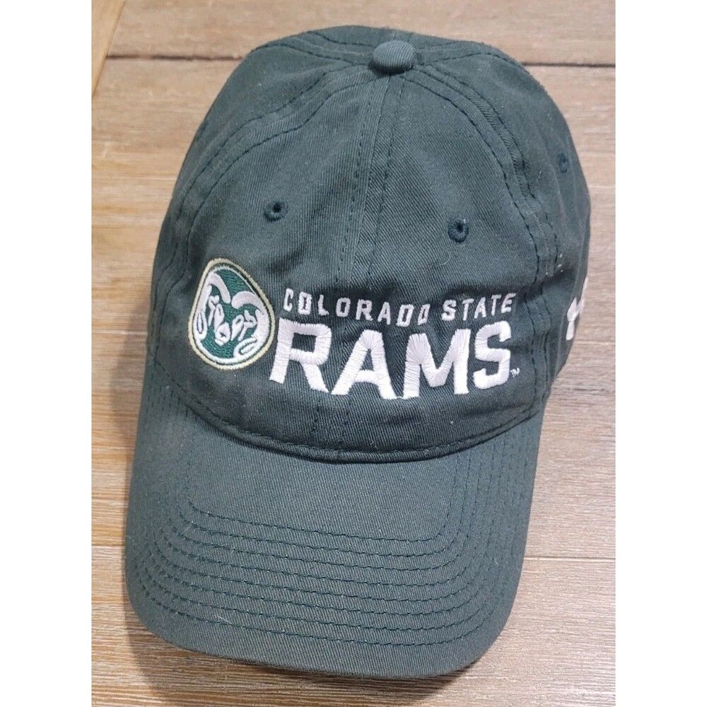 Colorado State Rams Hat Cap Strap Green Back Logo NCAA Football Under Armour